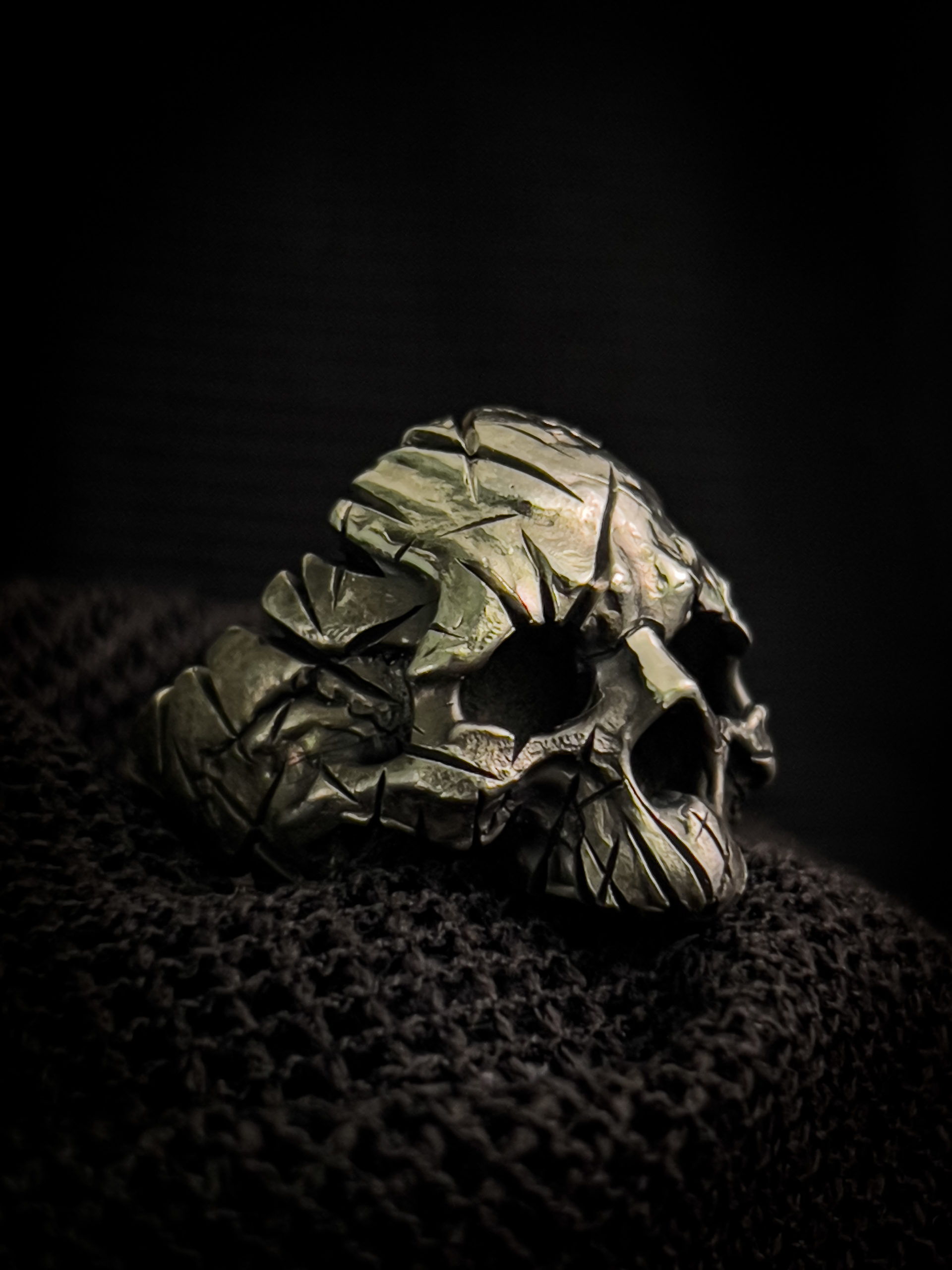 Кольцо череп «Бывалый» 2.0